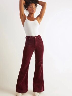 ROLLA'S Eastcoast Flare Bordeaux Cord